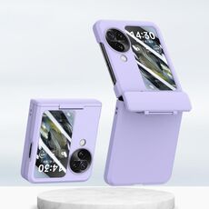 Per OPPO Find N3 Flip PC Skin Feel Custodia per telefono pieghevole integrata con albero centrale (viola)