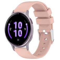 Per cinturino in silicone liscio tinta unita Garmin Vivoactive 5 da 20 mm (rosa)