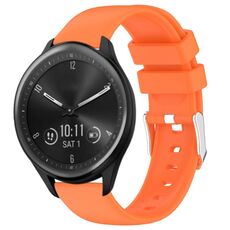 Per cinturino in silicone liscio tinta unita Garmin Vivomove Sport da 20 mm (arancione)