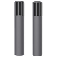 Per microfono Teslamic 1 paio Custodia protettiva in silicone Cover per microfono wireless (grigio avanzato)