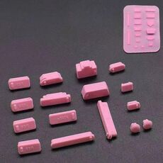 Tappo antipolvere universale in silicone per laptop (rosa)