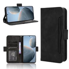 Per Xiaomi Redmi K70 / K70 Pro 5G Custodia per telefono in pelle con texture di vitello con texture di vitello (Nero)