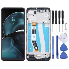Per Motorola Moto G14 OEM LCD Screen Digitizer assemblaggio completo con cornice