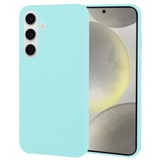 Custodia morbida in TPU liquido GOOSPERY SOFT FEELING per Samsung Galaxy S24 5G (verde menta)