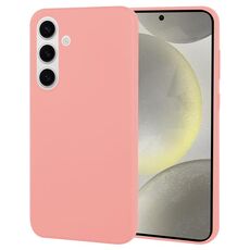 Custodia morbida in TPU liquido GOOSPERY SOFT FEELING per Samsung Galaxy S24 5G (rosa)