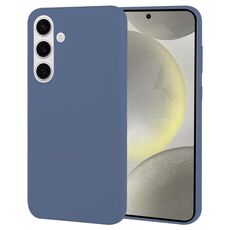 Custodia morbida in TPU liquido GOOSPERY SOFT FEELING per Samsung Galaxy S24 5G (blu scuro)