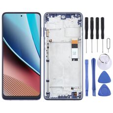 Per Motorola Moto G Stylus 2023 4G OEM LCD Screen Digitizer assemblaggio completo con cornice (blu)