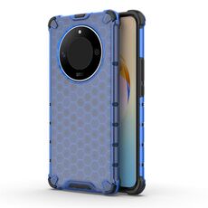 Custodia per telefono a nido d'ape antiurto per Honor X50 (blu)