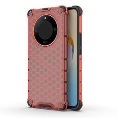 Custodia per telefono a nido d'ape antiurto per Honor X9b (rossa)