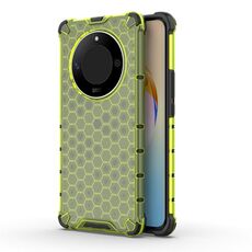 Custodia per telefono a nido d'ape antiurto per Honor X9b (verde)