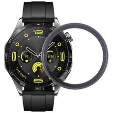 Per Huawei Watch GT 4 46mm Lente in vetro esterna per schermo anteriore originale (Nero)