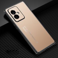 Per Honor 100 Custodia per telefono in metallo smerigliato (oro)