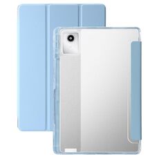 Per Lenovo Tab M11 /Xiaoxin Pad 11 2024 Custodia tablet in pelle tripla acrilica trasparente (blu ghiaccio)