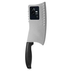 Per vivo iQOO 11 Coltello da cucina simulato TPU + Custodia per PC (Argento)