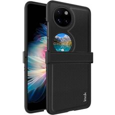 Per Huawei P60 Pocket imak Ruiyi Series Custodia in fibra di carbonio PU + PC