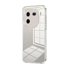 Per vivo iQOO 12 Pro Custodia per telefono con foro sottile con placcatura trasparente (trasparente)