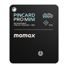 Dispositivo anti-smarrimento di posizionamento di ricarica wireless della scheda MOMAX PINCARD BR8 (nero)
