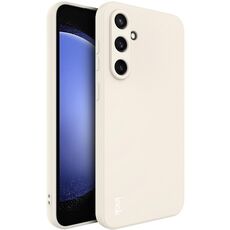 Custodia per telefono in TPU con bordo dritto serie imak UC-4 per Samsung Galaxy S23 FE 5G (bianca)