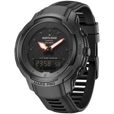 NORTH EDGE MarsPro Orologio elettronico multifunzionale per sport all'aria aperta in fibra di carbonio (nero)