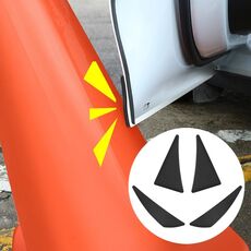 Per Tesla Modello 3/Y 4 pezzi/set Strisce anticollisione per angoli porta anteriore e posteriore per auto