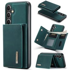 Per Samsung Galaxy S24+ 5G DG.MING Serie M1 Portafoglio multi-carta 3 pieghe + Custodia magnetica per telefono (Verde)