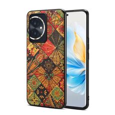 Custodia per telefono in TPU per Honor 100 Four Seasons Flower Language Series (giallo autunno)