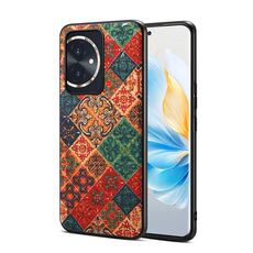 Custodia per telefono in TPU per Honor 100 Four Seasons Flower Language Series (blu invernale)