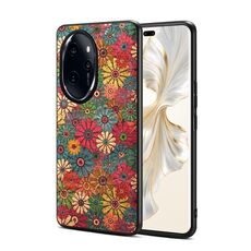 Custodia per telefono in TPU per Honor 100 Pro Four Seasons Flower Language Series (verde primavera)