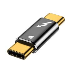 Adattatore in lega di alluminio Thunderbolt 4 da USB-C/Tipo-C a USB-C/Tipo-C