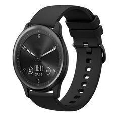 Per Garmin Vivomove Sport 20mm Cinturino in silicone morbido a tinta unita (nero)