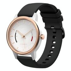 Per Garmin Vivomove 20mm Cinturino in silicone morbido a tinta unita (nero)