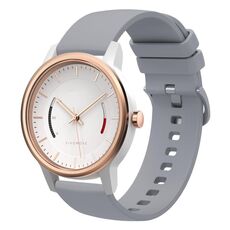 Per Garmin Vivomove 20mm Cinturino in silicone morbido a tinta unita (grigio)