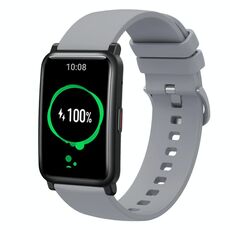 Cinturino per orologio in silicone morbido a tinta unita For Honor Watch ES 20 mm (grigio)