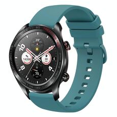 Cinturino per orologio in silicone morbido a tinta unita For Honor Watch Dream da 22 mm (verde pino)