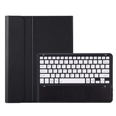 Per Honor Pad 9 AH19 Custodia in pelle per tablet con tastiera Bluetooth ultrasottile staccabile in TPU (nero + bianco)