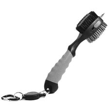 Spazzola per pulizia mazze da golf retrattile Pulitore per scanalature Accessori da golf (grigio)