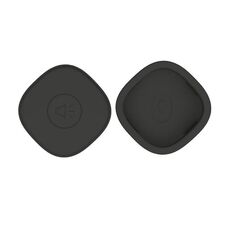 Per Samsung Galaxy SmartTag Posizionamento Tracker Life Custodia protettiva in silicone impermeabile (nero)