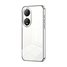 Per vivo Y100 / Y100A Custodia per telefono con foro sottile con placcatura trasparente (Argento)