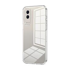 Per vivo Y53s 5G / T1x 5G / iQOO Z5x Custodia per telefono con foro sottile con placcatura trasparente (trasparente)
