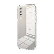 Per vivo Y70s / iQOO U1 / Y51s / Y70t Custodia per telefono con foro fine con placcatura trasparente (trasparente)