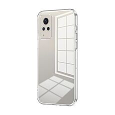 Per vivo S9 Custodia per telefono con foro sottile con placcatura trasparente (trasparente)