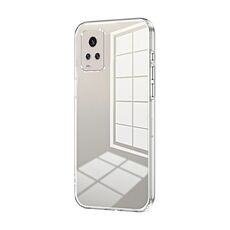 Per vivo V20 Custodia per telefono con foro sottile con placcatura trasparente (trasparente)