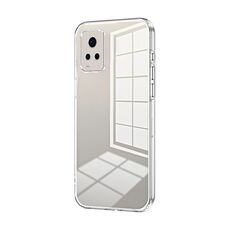 Per vivo S7 / V20 Pro Custodia per telefono con foro sottile con placcatura trasparente (trasparente)