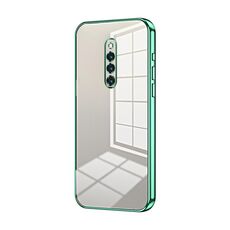Per vivo X27 Pro Custodia per telefono con foro sottile con placcatura trasparente (verde)
