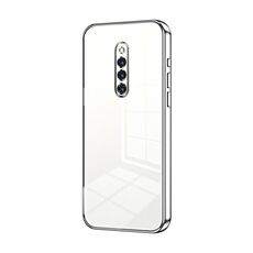 Per vivo X27 Pro Custodia per telefono con foro sottile con placcatura trasparente (Argento)