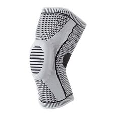 Cuscinetti protettivi per fitness con tutore sportivo in silicone con supporto a doppia molla, specifica: taglia XXXL (grigio)