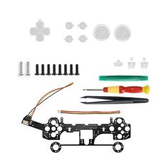 Per controller PS5 Kit pulsanti luce LED Pannello luminoso fai-da-te Set D-pad luminoso B