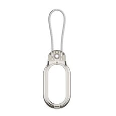 Per Samsung Galaxy SmartTag2 Custodia per PC con prevenzione della perdita con blocco di sicurezza a filo, colore: grigio trasparente