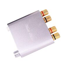 Modulo scheda amplificatore digitale audio Bluetooth 100W+100W Scheda audio esterna USB AUX(Argento)