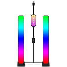 SMD colorato 5050 RGB E-Sport telecomando da tavolo piccola luce notturna USB Smart Rhythm Atmosphere Light